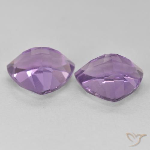 5.65 ct natürliche Mittelviolett Amethyst-Edelsteine, Trillion, VS