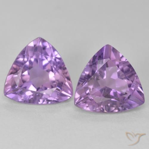 5.50ctw Natürlicher Iris Violett Amethyst, Trillion, VS