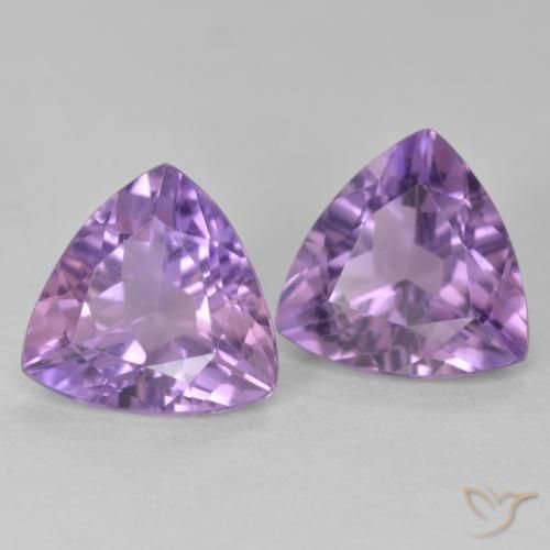 5.50 ct natürliche Iris Violett Amethyst-Edelsteine, Trillion, VS
