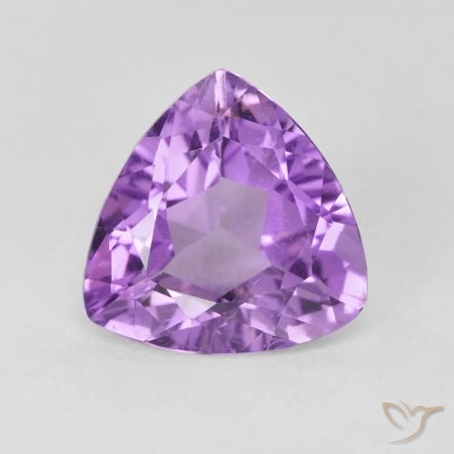 2.78ct Natürlicher Rosaig-violett Amethyst, Trillion, VVS-VS