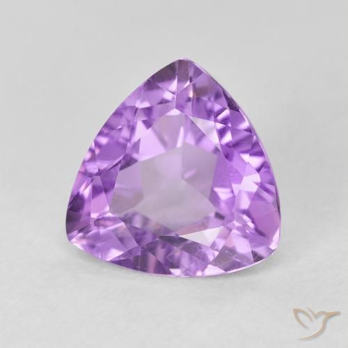 9,17 ctw natürlicher Rosaig-violett Amethyst, Trillion, VVS-VS
