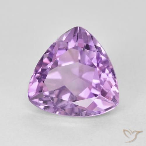 9,17 ctw natürlicher Rosaig-violett Amethyst, Trillion, VVS-VS