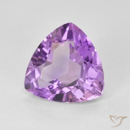 9,17 ctw natürlicher Rosaig-violett Amethyst, Trillion, VVS-VS