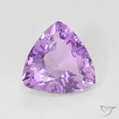 2.68ct Natürlicher Mittelrosa Violett Amethyst, Trillion, VVS-VS