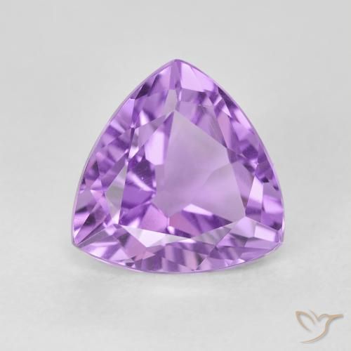 3.08ct Natürlicher Rosaig-violett Amethyst, Trillion, VVS-VS