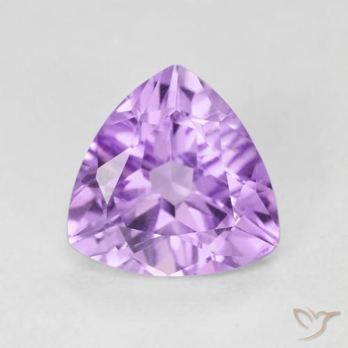 2.75ct Natürlicher Hellrosa Violett Amethyst, Trillion, VVS-VS