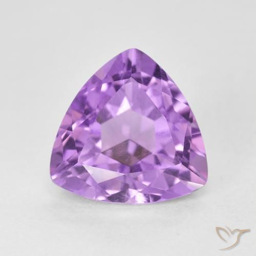 3.20ct Natürlicher Rosaig-violett Amethyst, Trillion, VVS-VS