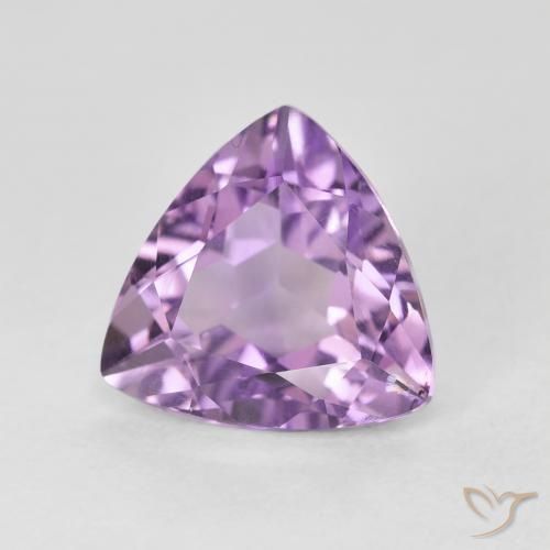 9,17 ctw natürlicher Medium Light Purplish-Violet Amethyst, Trillion, VVS-VS