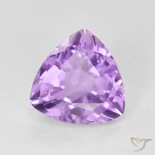 9,17 ctw natürlicher Rosaig-violett Amethyst, Trillion, VVS-VS