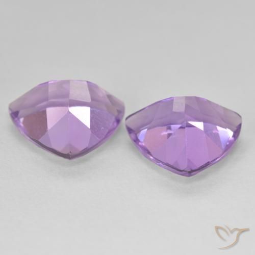 5.33 ct natürliche Mittelviolett Amethyst-Edelsteine, Trillion, VS
