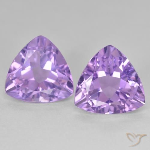 5.84ctw Natürlicher tiefviolett Amethyst, Trillion, VS