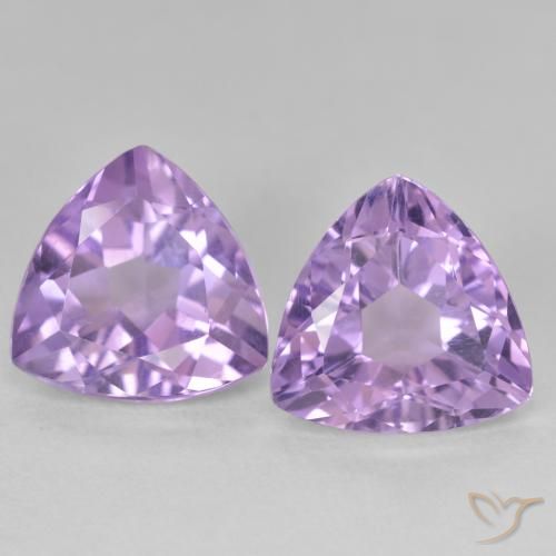 5.75ctw Natürlicher Mittelviolett Amethyst, Trillion, VS