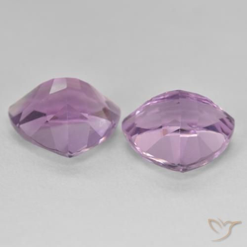 5.83 ct natürliche Mittelrosa Violett Amethyst-Edelsteine, Trillion, VS