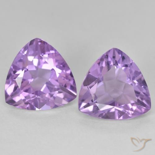 5.71ctw Natürlicher Mittelviolett Amethyst, Trillion, VS