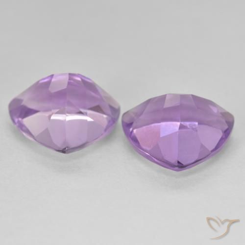 5.71 ct natürliche Mittelviolett Amethyst-Edelsteine, Trillion, VS