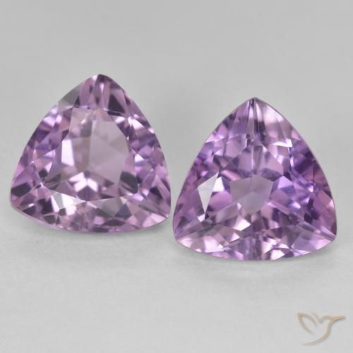 5.70ctw Natürlicher Mittelviolett Amethyst, Trillion, VS