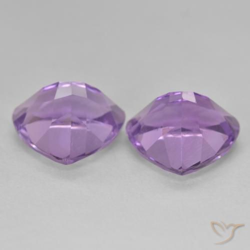 5.73 ct natürliche Mittelviolett Amethyst-Edelsteine, Trillion, VS
