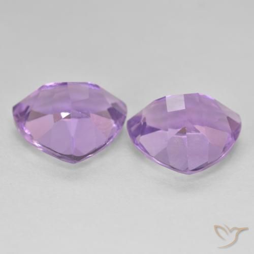 5.59 ct natürliche Mittelviolett Amethyst-Edelsteine, Trillion, VS