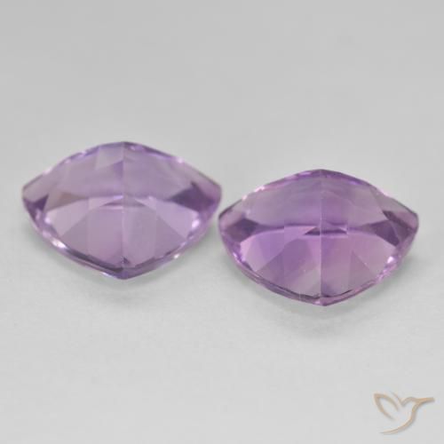 5.15 ct natürliche Rosaig-violett Amethyst-Edelsteine, Trillion, VS