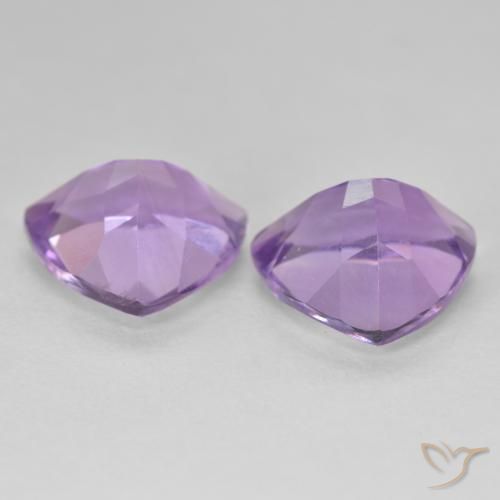 5.71 ct natürliche Rosaig-violett Amethyst-Edelsteine, Trillion, VS