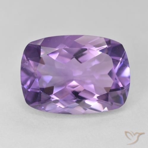 12.54ct Natürlicher Mittelviolett Amethyst, Kissen, VVS