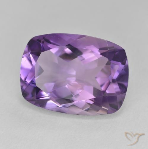 9,17 ctw natürlicher Mittelviolett Amethyst, Kissen, VVS