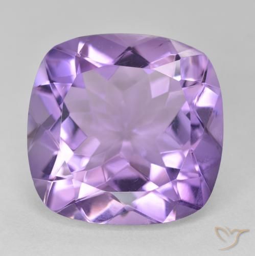 18.92ct Natürlicher Mittelviolett Amethyst, Kissen, VVS