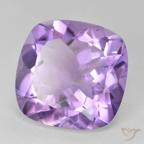 9,17 ctw natürlicher Mittelviolett Amethyst, Kissen, VVS