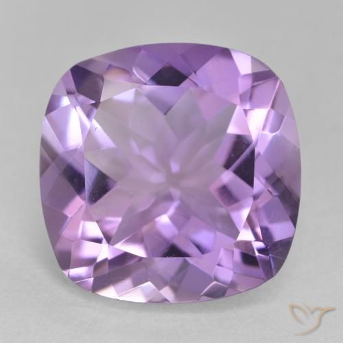 11.32ct Natürlicher Mittelviolett Amethyst, Kissen, VVS