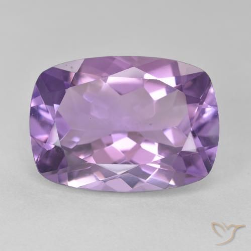 12.83ct Natürlicher Mittelviolett Amethyst, Kissen, VVS