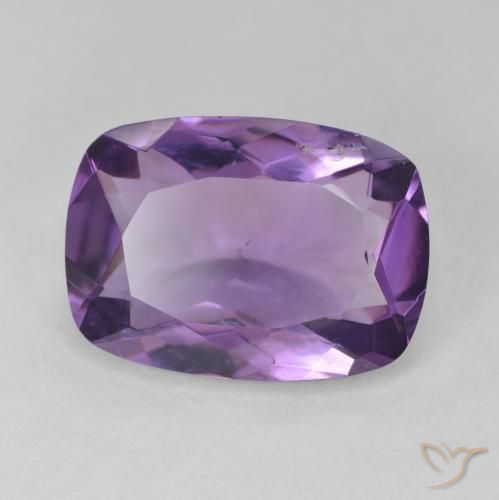 9,17 ctw natürlicher Mittelviolett Amethyst, Kissen, VVS