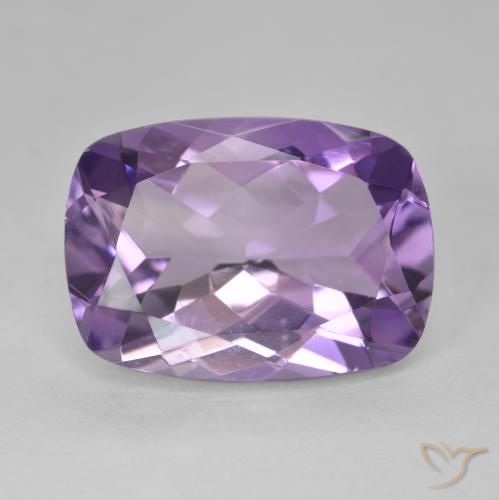 11.78ct Natürlicher Mittelviolett Amethyst, Kissen, VVS