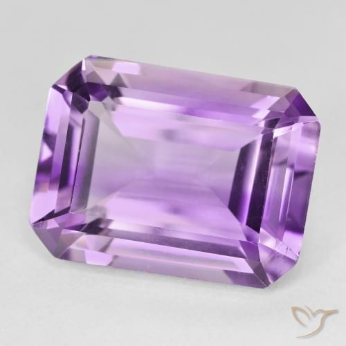 9,17 ctw natürlicher Lilaisch-violett Amethyst, Oktagonschliff, VVS
