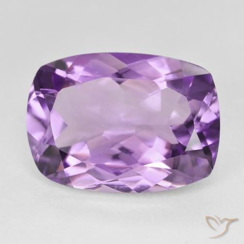 12.53ct Natürlicher Lilaisch-violett Amethyst, Kissen, VVS-VS