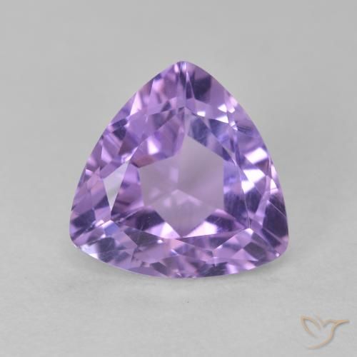 2.89ct Natürlicher Mittelviolett Amethyst, Trillion, VS