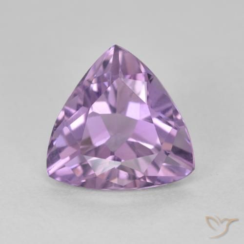 2.70ct Natürlicher Rosaig-violett Amethyst, Trillion, VS