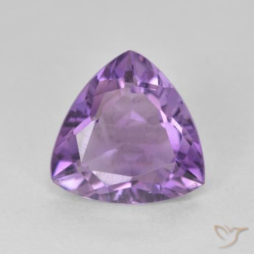 2.75ct Natürlicher Mittelviolett Amethyst, Trillion, VS
