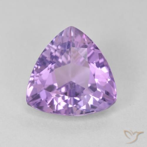 2.94ct Natürlicher Rosaig-violett Amethyst, Trillion, VS