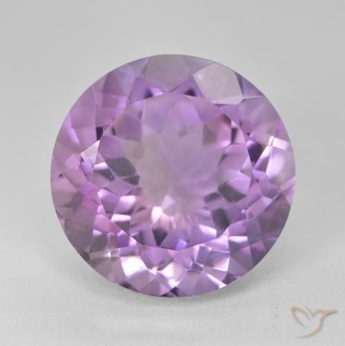 14.50ct Natürlicher Mittelviolett Amethyst, Runden, VVS