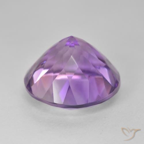 9,17 ctw natürlicher Mittelviolett Amethyst, Runden, VVS
