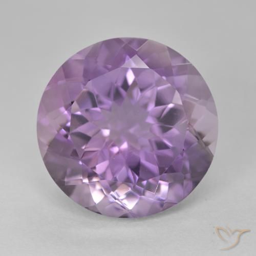 14.12ct Natürlicher Mittelrosa Violett Amethyst, Runden, VVS