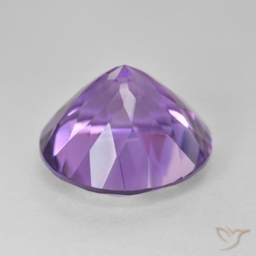 9,17 ctw natürlicher Mittelrosa Violett Amethyst, Runden, VVS