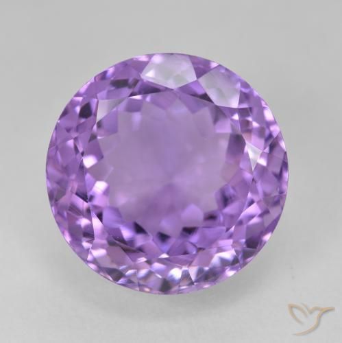 16.48ct Natürlicher Mittelviolett Amethyst, Runden, VVS