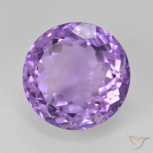 9,17 ctw natürlicher Mittelviolett Amethyst, Runden, VVS