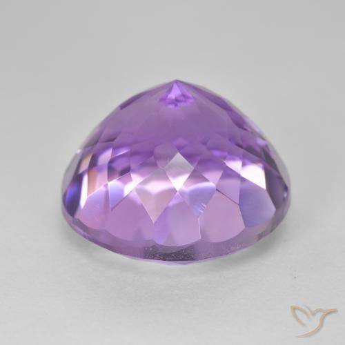 9,17 ctw natürlicher Mittelviolett Amethyst, Runden, VVS