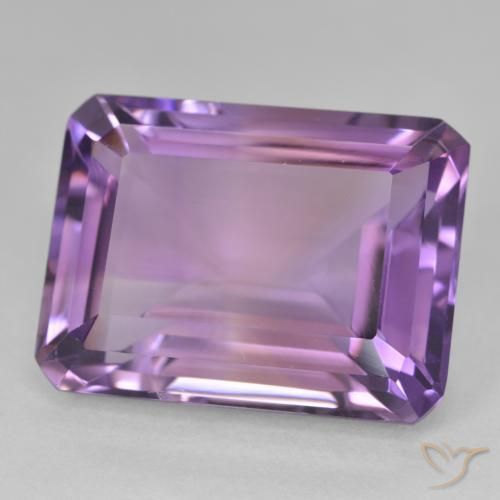 9,17 ctw natürlicher Mittelrosa Violett Amethyst, Oktagonschliff, VVS