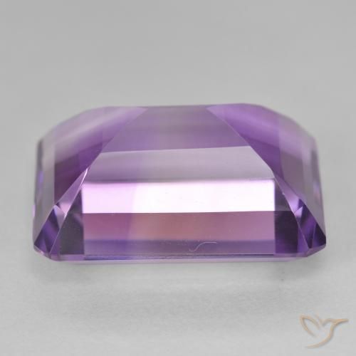 9,17 ctw natürlicher Mittelrosa Violett Amethyst, Oktagonschliff, VVS