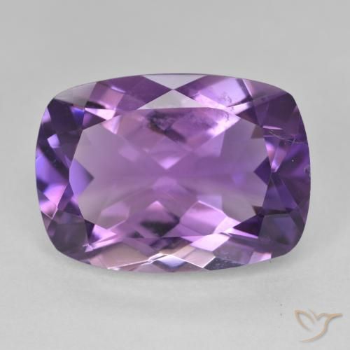 12.13ct Natürlicher Lilaisch-violett Amethyst, Kissen, VVS
