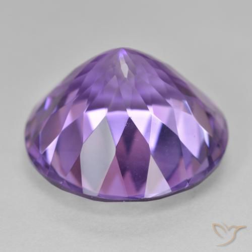 9,17 ctw natürlicher tiefviolett Amethyst, Runden, VVS