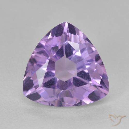 3.10ct Natürlicher Tiefes Irisviolett Amethyst, Trillion, VS